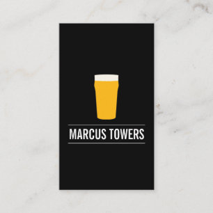 Blonde Beer IPA Brewmaster Business Card