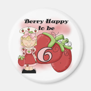 Blonde Berry 6th Birthday T-shirts and Gifts Magnet