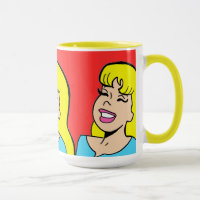 Blonde Bombshell Comic Strip Coffee Mug
