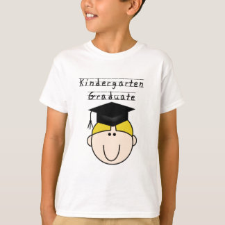 Blonde Boy Kindergarten Graduate Tshirts