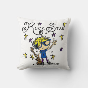 Blonde Boy Rock Star Cushion