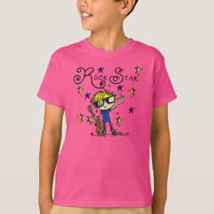 Blonde Boy Rock Star T-Shirt