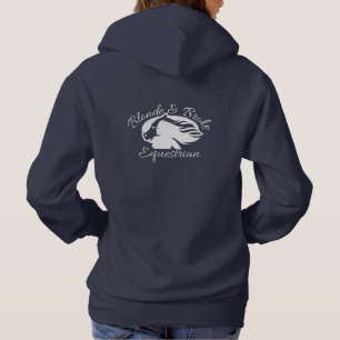 Blonde & Broke - Hoodie - White Logo (Front/Back)
