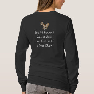Blonde & Broke - Humour - White Logo T-Shirt