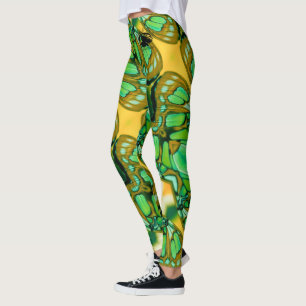 Blonde & Broke - Patterned Leggings - Black Logo