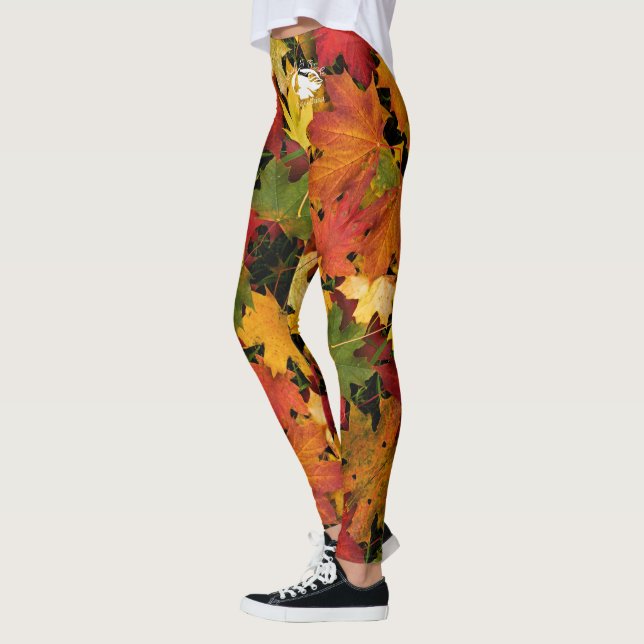 Blonde & Broke - Patterned Leggings - White Logo (Left)