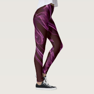 Blonde & Broke - Patterned Leggings - White Logo