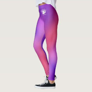 Blonde & Broke - Patterned Leggings - White Logo