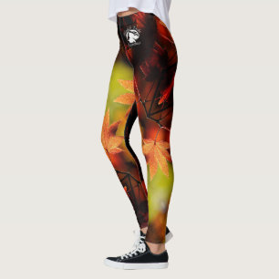 Blonde & Broke - Patterned Leggings - White Logo