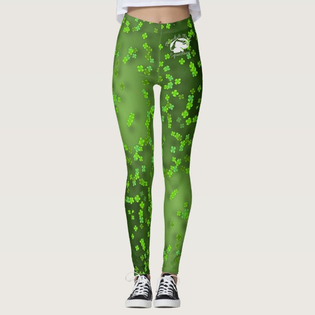 Blonde & Broke - St. Patrick's Day - Leggings (Front)