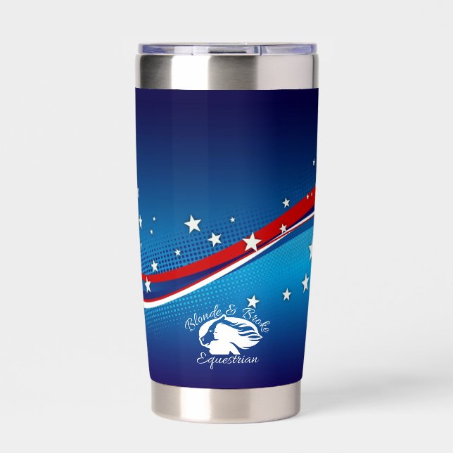 Blonde & Broke - Water Bottle Insulated Tumbler (Front)