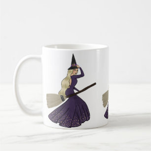 Blonde Chic Witch Mug