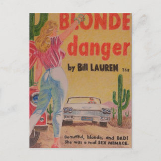 Blonde Danger postcard