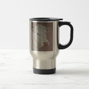 Blonde D'Aquitaine Cow Travel Mug