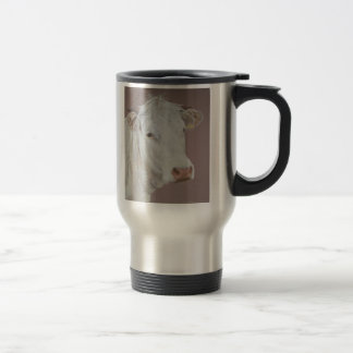 Blonde D'Aquitaine Cow Travel Mug