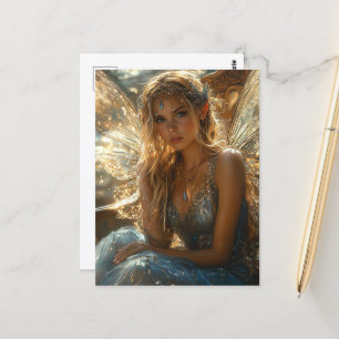 Blonde Fairy Postcard
