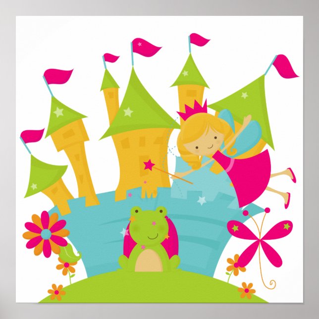 Blonde Fairy Princess Poster (Front)