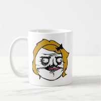 Blonde Female Me Gusta Comic Rage Face Meme