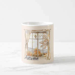 Blonde Female Sunflowers Sweater Coffee Mug