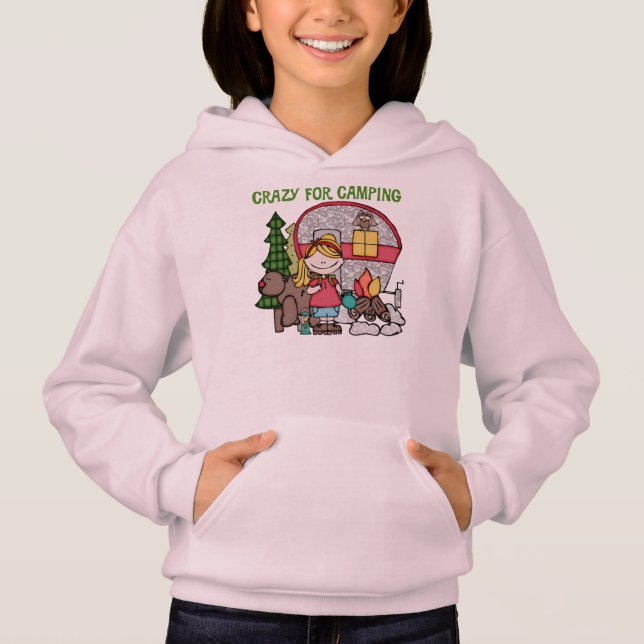 Blonde Girl Crazy For Camping (Front)
