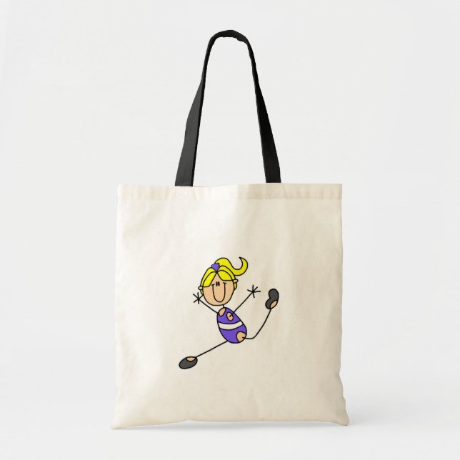 Blonde Girl Gymnastics T-shirts and Gifts Tote Bag (Front)