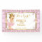 Blonde Girl Princess Baby Shower Pink Gold Tutu