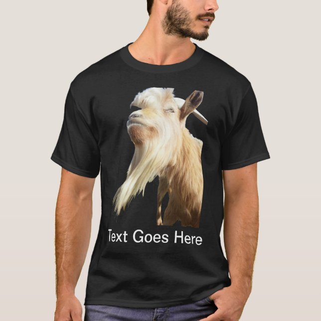Blonde Goat - Black T-Shirt (Front)