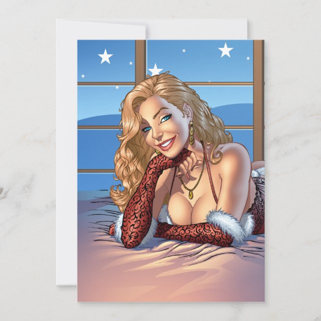 Blonde Hair, Blue Eyed Beauty Illustration - Al Ri (Front)