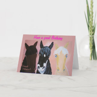 Blonde joke ,Birthday Card