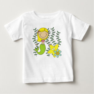 Blonde Mermaid Baby T-Shirt