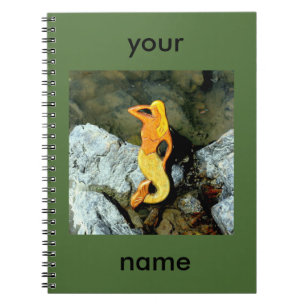 blonde mermaid gazing seaward notebook