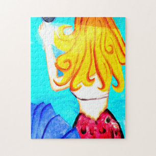 blonde mermaid puzzle