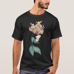 Blonde Mermaid Sticker  T-Shirt
