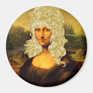 Blonde Mona Lisa Magnet