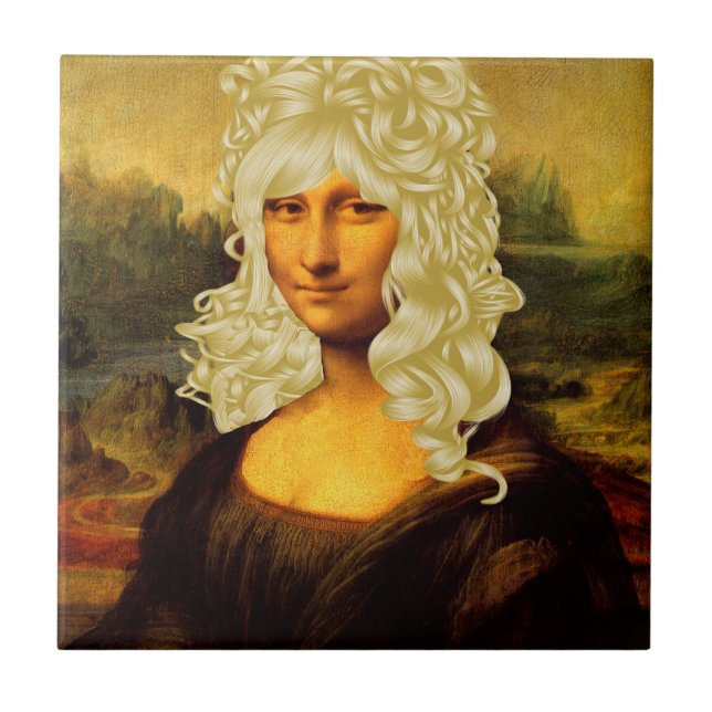 Blonde Mona Lisa Tile (Front)