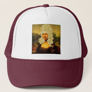 Blonde Mona Lisa Trucker Hat