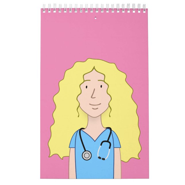 Blonde Nurse Calendar (Cover)