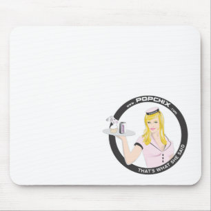 Blonde PopChiX Girl Mousepad
