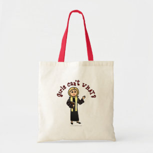 Blonde Preacher Girl Tote Bag