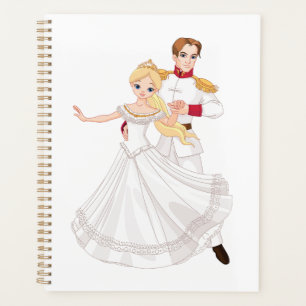 Blonde Princess and Charming Prince Fairytale Planner