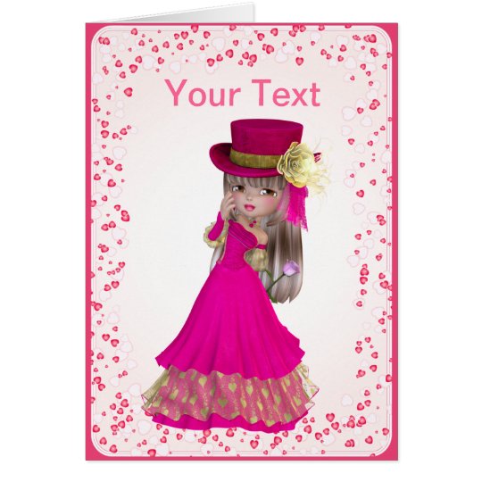 Blonde Princess Greeting Card