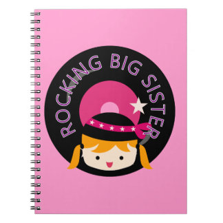Blonde Rocking Big Sister Notebook