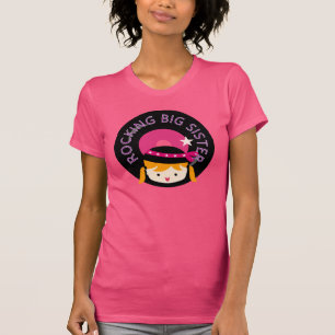 Blonde Rocking Big Sister T-Shirt