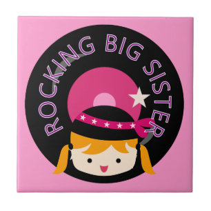 Blonde Rocking Big Sister Tile