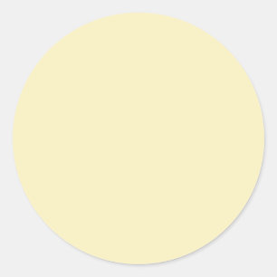  Blonde (solid colour)   Classic Round Sticker
