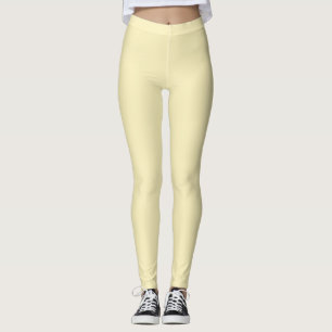 Blonde Solid Colour Leggings