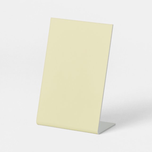  Blonde (solid colour)  Pedestal Sign (Front)