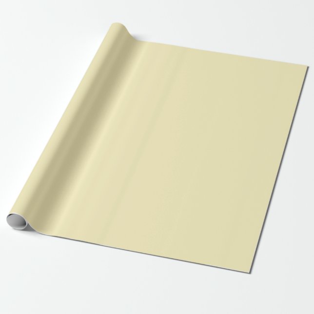 Blonde Solid Colour Wrapping Paper (Unrolled)
