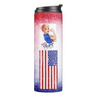 Blonde 💯 % Trump Girl Thermal Tumbler