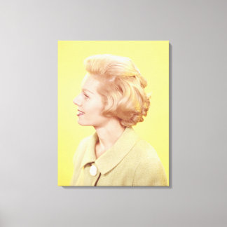 Blonde Woman 2 Canvas Print